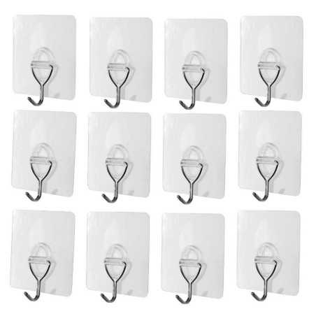 Set 10 x Carlige Agatat Autoadezive Pentru Baie Sau Bucatarie