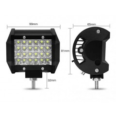 Set 2 x Proiector auto, 24 LED, 72W, 6500K, 12-24V