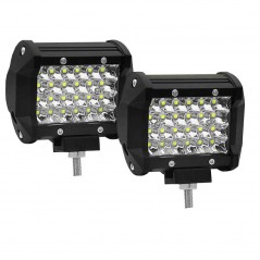 Set 2 x Proiector auto, 24 LED, 72W, 6500K, 12-24V