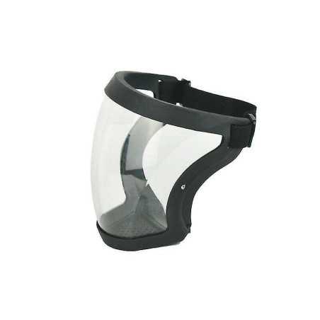 Masca de protectie CU 10 FILTRE PM 2.5, tip viziera, pe toata fata, flexibila, filtre inlocuibile