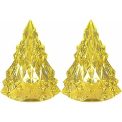 Set 2 bucati Lumina de noapte LED, decoratiune brad de craciun, alb cald