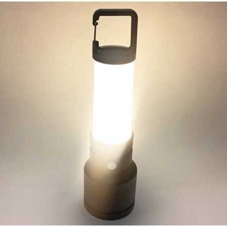 Lanterna Cu Acumulator LI-Ion 4 Moduri Iluminare Lampa Laterala Incarcare USB