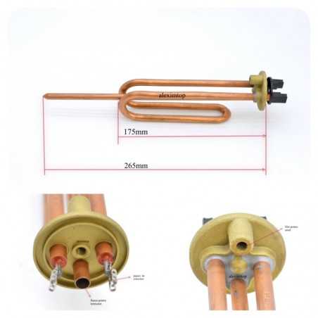 REZISTENTA BOILER 2000W INDOITA CU FLANSA PLQ