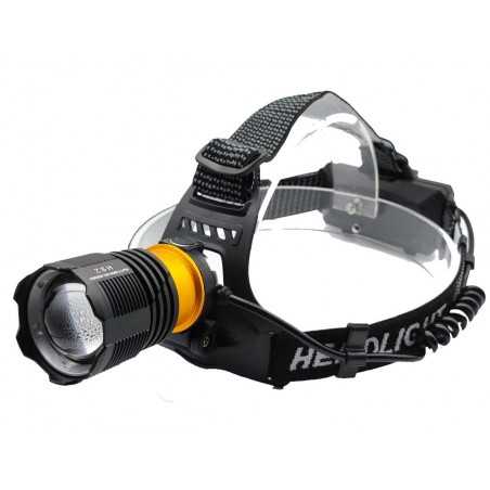 Lanterna Frontala Led P50 Acumulatori 18650 Si Lumina Albastra Contra Insectelor
