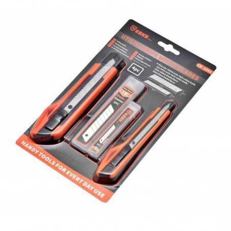 Set Cutter 4 Bucati, 2 Cutter + 2 Set Rezerve, CD-1243
