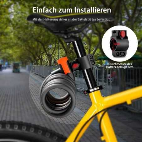 Dispozitiv anti-furt tip lacat cu cheie din Otel pentru biciclete