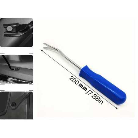Extractor capse și cleme tapițerie auto, 20 cm, albastru