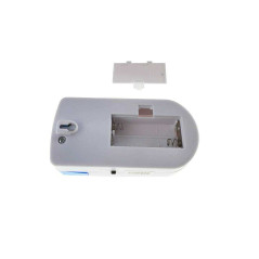 Sonerie Luckarm 5603, fara fir, cu doua butoane, 32 melodii, alba cu albastru
