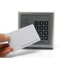Kit control acces scara,poarta, garaj, stand alone antivandal cu cititor de card RFID Tastatura