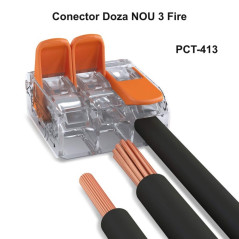 10 x Conector Doza NOU 2 Fire 4KV / 32A, PCT-412