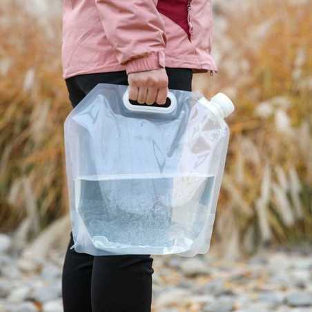 Recipient Pentru Apa Pliabil 10L Cu Maner Camping Pescuit Drumetii