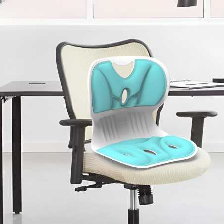 Suport pentru Scaun, pentru Corectarea Posturii, Portabil, Ergonomic, Ameliorare Durere, Respirabil, 36x34x33 cm, Marime L,
