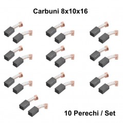 10 Set Perii Colectoare Carbuni 8x10x16 - A - 2 Canale
