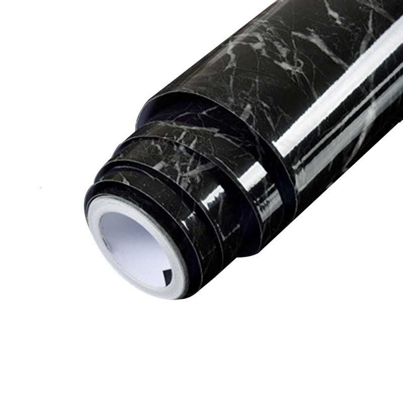 Tapet Autocolant pentru Bucatarie, Rola cu Efect de Marmura, Folie ...