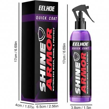 Spray Hidrofob Auto, Curatare, Acoperire, Stralucire, Reparare Zgarieturi, Nanotehnologie, Spalare fara Apa, 100mL