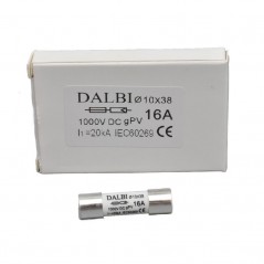 Siguranta Fuzibila 16A 1000V DC din Ceramica - Ø10x38mm - 10BucSet