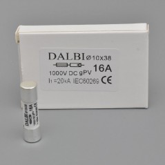 Siguranta Fuzibila 16A 1000V DC din Ceramica - Ø10x38mm - 10BucSet