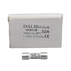 Siguranta Fuzibila 32A / 1000V DC din Ceramica - Ø10x38mm - 10Buc/Set