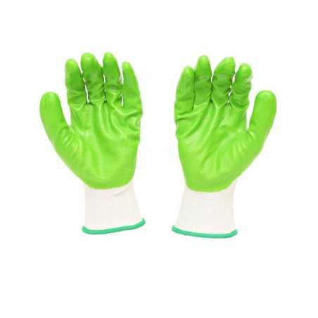 Manusi de Lucru din Poliester si Latex NR.9 - 12bucset