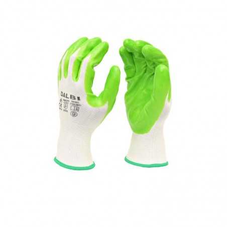 Manusi de Lucru din Poliester si Latex NR.9 - 12bucset