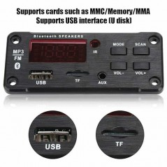 Modul MP3 radio TF-USB cu telecomanda 2x25W