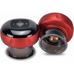 Aparat Vacuum Electric cu Ventuze pentru Masaj și Terapie, Încălzire Integrată, 12 Niveluri de Presiune