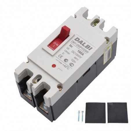 Intrerupator de Circuit Solar MCCB 2P-160A / 1000V DC