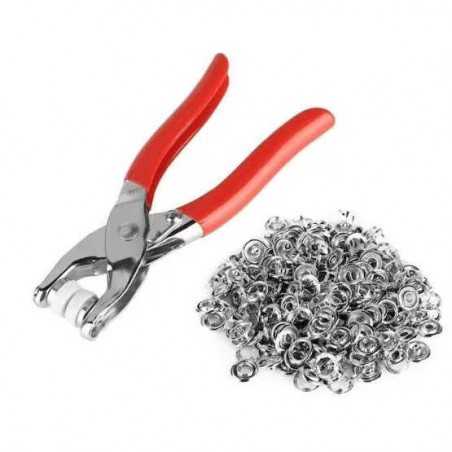 Set cleste pentru capsat din metal cu capse incluse si manere antiaderente