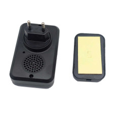 Sonerie Alimentare la Priza 220V cu Buton Wireless Alimentat La Baterie și Reglaj Volum - 16 Melodii Model A22