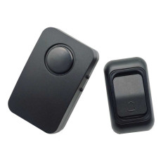 Sonerie Alimentare la Priza 220V cu Buton Wireless Alimentat La Baterie și Reglaj Volum - 16 Melodii Model A22