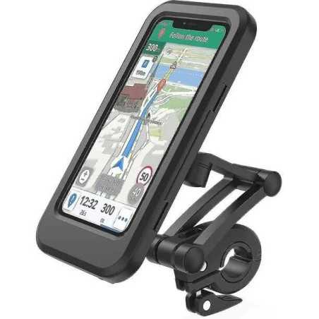 Suport telefon mobil pentru biciclete, trotineta, motocicleta sau carut rezistent la apă, cu rotație 360 ​​de motocicletă