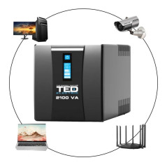 UPS Centrala Termica 2100VA/1200W Ted