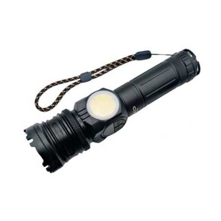 Lanternă Profesională cu LED, COB Lateral Bicolor și Filtre Colorate – Model COBA A280