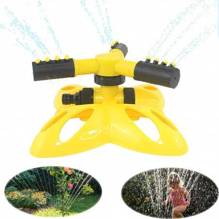 Aspersor rotativ plastic gradina, Albinuta Galbena, distractie pentru copii
