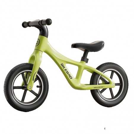 Bicicleta pentru Copii, Fara Pedale, Pentru 2-6 Ani, Sa Reglabila 43 - 58 cm, din Plastic si Fibra de Sticla, Verde