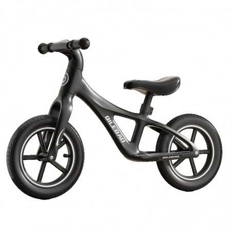 Bicicleta pentru Copii, Fara Pedale, Pentru 2-6 Ani, 2 Roti Silentioase, Sa Reglabila 43 - 58 cm, Negru