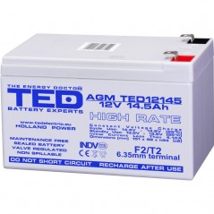 Acumulator Plumb - Acid 12V-14,5A TED