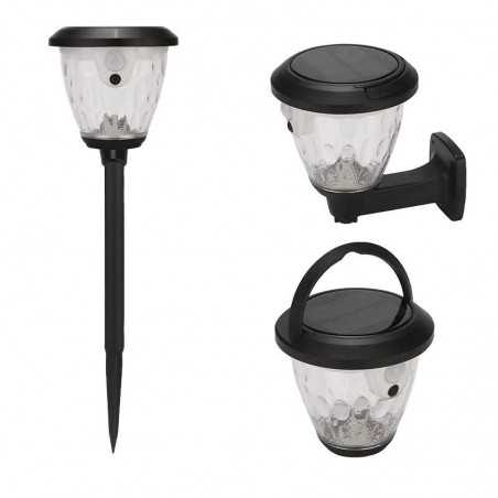 Lampa Solară de Exterior cu Senzor de Lumină, 30W, 1800lm, Iluminat Eficient pentru Grădină și Terasă Prindere cu tarus sau brat