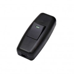 Intrerupator pe Fir 10A / 250V Negru