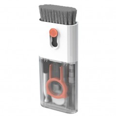 Kit Multifunctional de Curatare Produse Electronice 10in1, pentru Laptop, Tastatura, Telefon, Casti, Camere, Alb