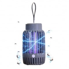 Lampa anti insecte UV, antitantari, anti molii - incarcare USB, felinar LED, 360° radiatie, silentioasa
