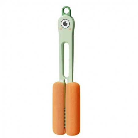 Perie de Curatat Pahare, Cani, Sticle, cu Maner Lung si Burete, Accesorii pentru Spalarea Paielor si Capacelor, 27.5x11.4x6cm