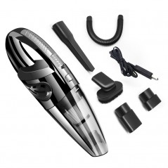 Aspirator Portabil Turbo, Uz Caznic sau Auto, Functie de Aspirare Umeda si Uscata, Incarcare USB, 32.000 rot/min, Putere 120W