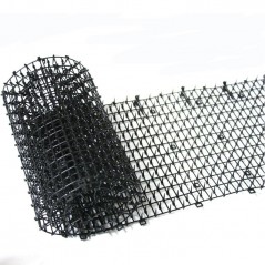 Plasa Protectoare pentru Gradina, Plasa Contra Animalelor de Companie, Plasa cu Tepi Anti Animale, 200 x 30 cm, Negru