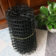 Plasa Protectoare pentru Gradina, Plasa Contra Animalelor de Companie, Plasa cu Tepi Anti Animale, 200 x 30 cm, Negru