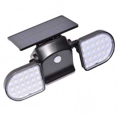 Lampa Solara Dubla 2 x 28 Led + Senzor JC13-1