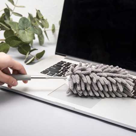 Mop din Microfibra pentru Curatenie, Set 3 Capete Detasabil, Mop din Microfibra, Pamatuf pentru Praf, Maner Extensibil