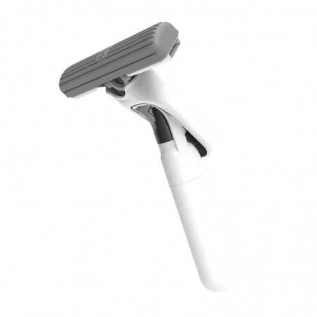 Mop Plat cu Pulverizare, Recipient pentru Solutie de Suprafete, Geamuri, Interior Auto, Maner Scurt, Sistem de Stoarcere