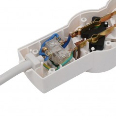 Prelungitor Electric cu Intrerupator, 3 Prize si Protectie Copii, Cablu 3x1mm / 3m