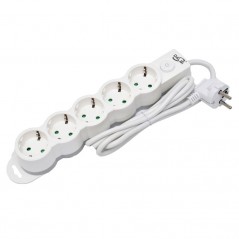 Prelungitor Electric cu Intrerupator, 5 Prize si Protectie Copii, Cablu 3x1mm / 5m